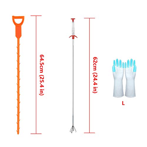 7 Pack Marine Head Clog Remover, 25 Inch Cleaning Tool, Unclog Marine Heads