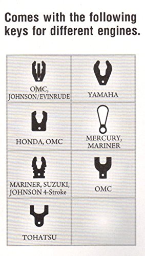 Universal Outboard Kill Switch - 11 Keys & Lanyard