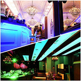 LED Strip Lights 32.8FT/10M, SMD5050 RGB Strip Lights, 300 LEDs, IP65 Waterproof Color Changing Rope Lights with 44 Keys IR Remote Controller for Boat Decoration