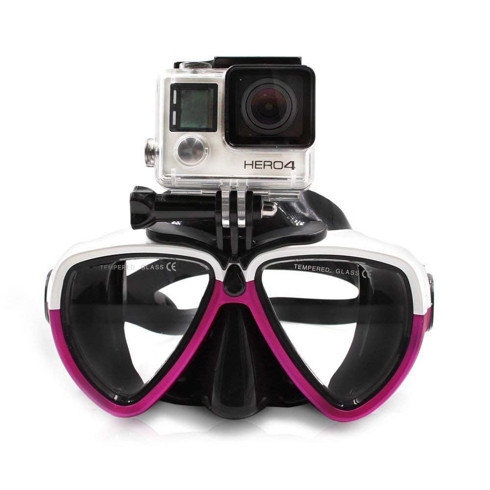 Snorkel Mask with GoPro Attachment