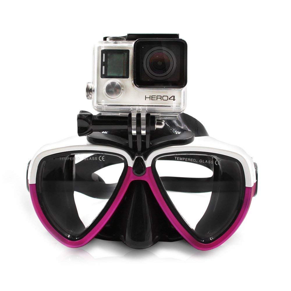 diving goggles with gopro mount TELESIN Diving Mask with Detachable Mount for GoPro – Bareboat Gear