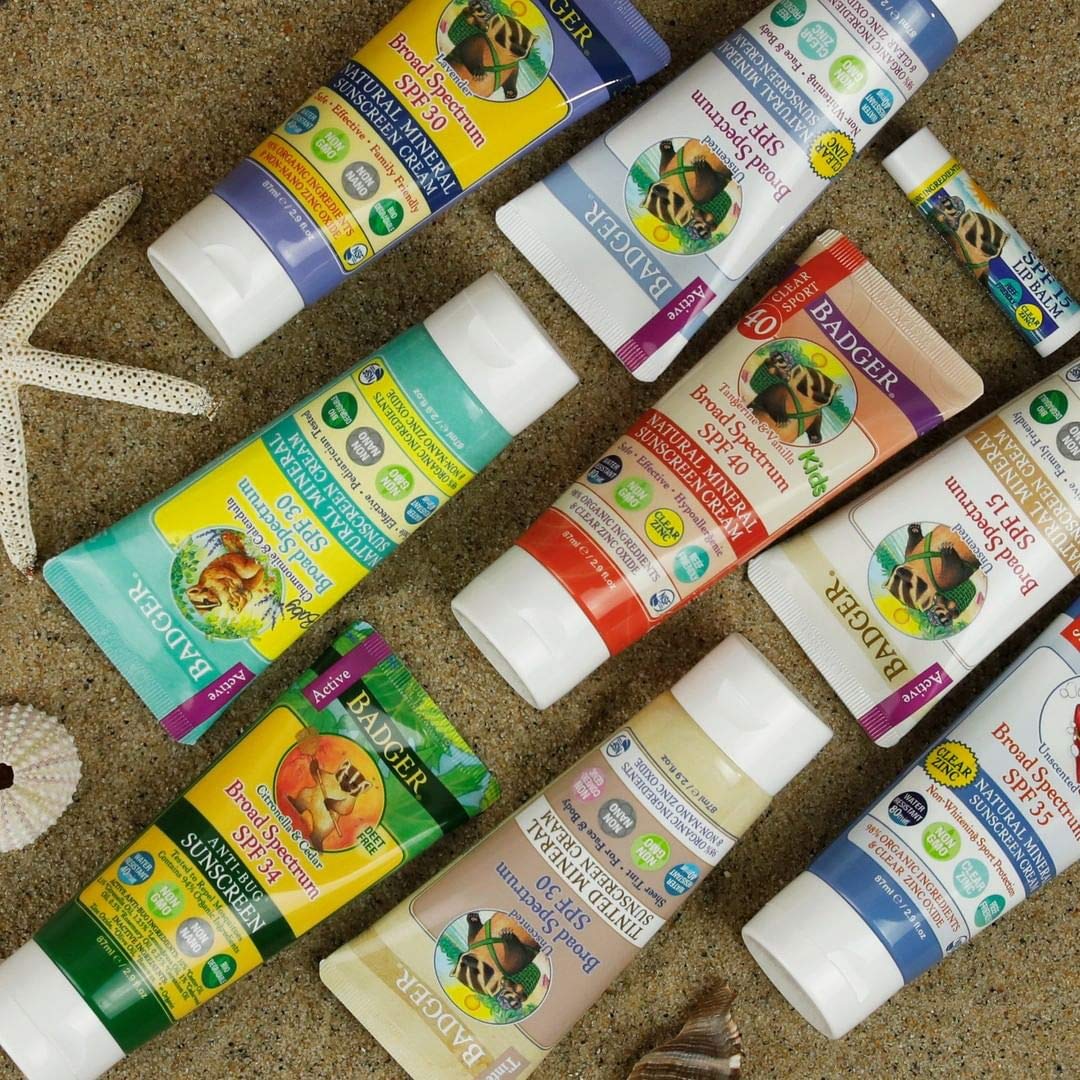 Badger Clear Zinc Mineral Sunscreen SPF 30, Reef Safe