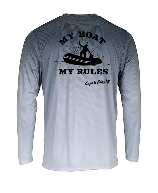 “My Boat My Rules” Dinghy Captain - Long Sleeve Moisture Wicking