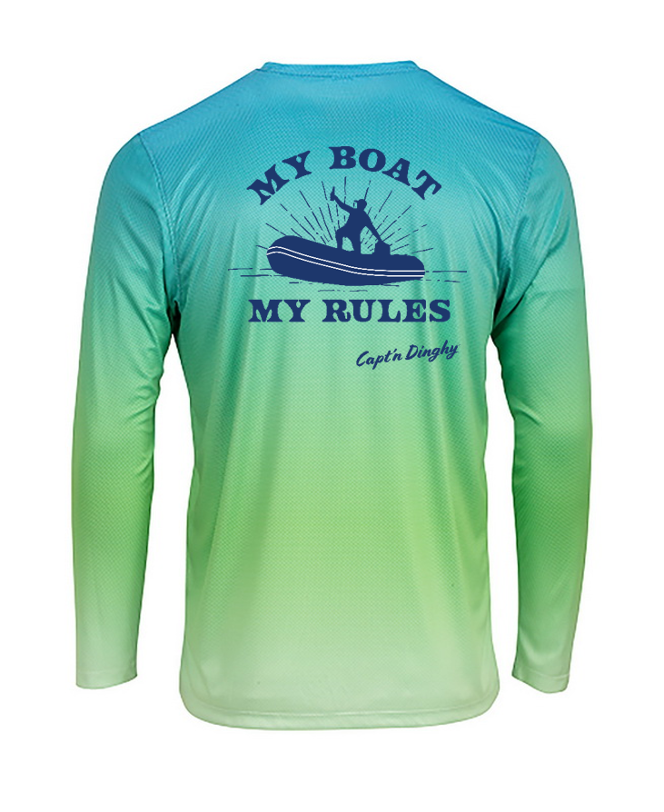“My Boat My Rules” Dinghy Captain - Long Sleeve Moisture Wicking